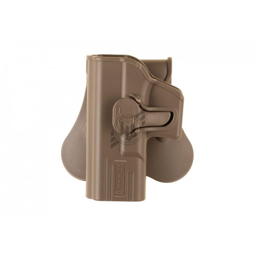 Glock 19 Paddle Holster Left Hand (Tan), When using a sidearm, having it on your person ready to go is critical